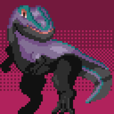 Pixel T-rex